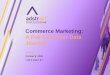 Commerce Marketing: A Full Customer Data Journey
