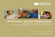 Provider Quick Reference