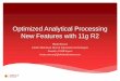 Optimized Analytical Processing New Features with 11g R2