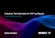 Enterprise Test Automation for SAP and Beyond