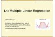 L4 Multiple Linear Regression (2009) - WordPress.com