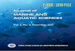 Journal of MARINE AND AQUATIC SCIENCES