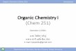 Organic ChemistryI - Maejo University