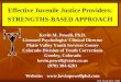 Effective Juvenile Justice Providers: STRENGTHS-BASED …