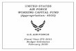 UNITED STATES AIR FORCE WORKING CAPITAL FUND 