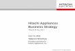 Hitachi Appliances Business Strategy