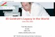 Eli Goldratt’s Legacy in the World