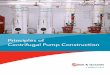 Principles of Centrifugal Pump Construction