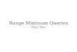 Range Minimum Queries - Stanford University