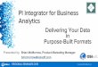 PI Integrator for Business Analytics