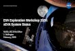 EVA Exploration Workshop 2020: xEVA System Status