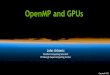 OpenMP and GPUs