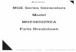 MGE Series Generators Model MGE5800ZREA Parts Breakdown