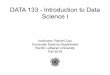 1 DATA 133 - Introduction to Data Science I