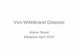 Von Willebrand Disease - Haematology