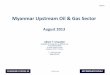 Myanmar Upstream Oil & Gas Sector