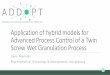 Application of hybrid models for Advanced Process Control 
