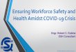 Ensuring Workforce Safety and Health Amidst COVID-19 Crisis