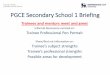 PGCE Secondary School 1 Briefing - .NET Framework