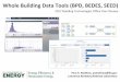 Whole Building Data Tools (BPD, BEDES, SEED)