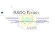 RSOO Forum - ICAO