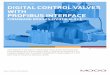 USER MANUAL FOR DIGITAL CONTROL VALVES WITH PROFIBUS INTERFACE