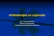 Antibioterapia en urgencias - Helicobacterspain