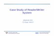 Case Study of Reader/WriterCase Study of Reader/Writer System