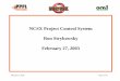 NCSX Project Control System Ron Strykowsky February 27, 2003