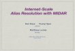 Internet-Scale Alias Resolution with MIDAR