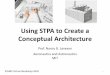 Using STPA to Create a Conceptual Architecture