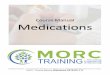 Course Manual Medications - MORC