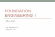 Foundation Engineering I
