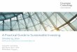 A Practical Guide to Sustainable Investing