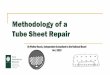 Methodology of a Tube Sheet Repair