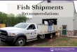 Fish Shipments - UWSP