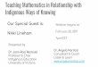 Teaching Mathematics in Relationship with Nikki Lineham 