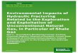Environmental Impacts of Hydraulic Fracturing Related to 