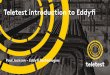 Teletest introduction to Eddyf - tcontrol.ro
