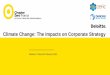 Climate Change: The Impacts on Corporate Strategy