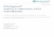 August 2021 PAXgene Saliva Collectors (25) Handbook