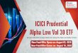 ICICI Prudential Alpha Low Vol 30 ETF