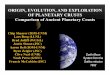 ORIGIN, EVOLUTION, AND EXPLORATION OF PLANETARY …