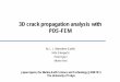 3D crack propagation analysis with PDS-FEM
