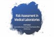 Risk Assessment in Medical Laboratories - Eurachem