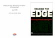 Holding the Edge: Maintaining the Defense Technology Base