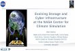 Evolving Storage and Cyber Infrastructure at the NASA 