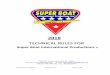 TECHNICAL RULES FOR - Super Boat