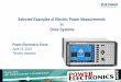 Selected Examples of Electric Power Measurements in Drive 