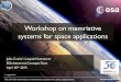 Workshop on memristive systems for space applications